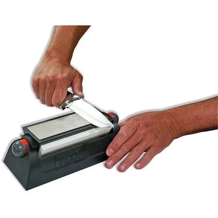 AccuSharp 025C Tri-Stone Sharpening System With Rubber Grip Base - Image 2