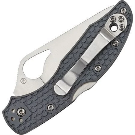 Byrd 04PGY2 Meadowlark 2 Lockback Knife Gray Bi-Directional Texture FRN Handle - Image 2