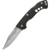 Smith & Wesson 109 24-7 Lockback Folding Pocket Knife With Black Anodized Textured Aluminum Handles