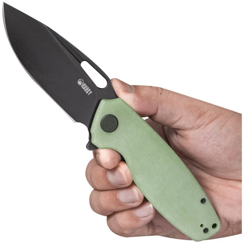 Kubey 322E Tityus Linerlock Black Jade - Image 3