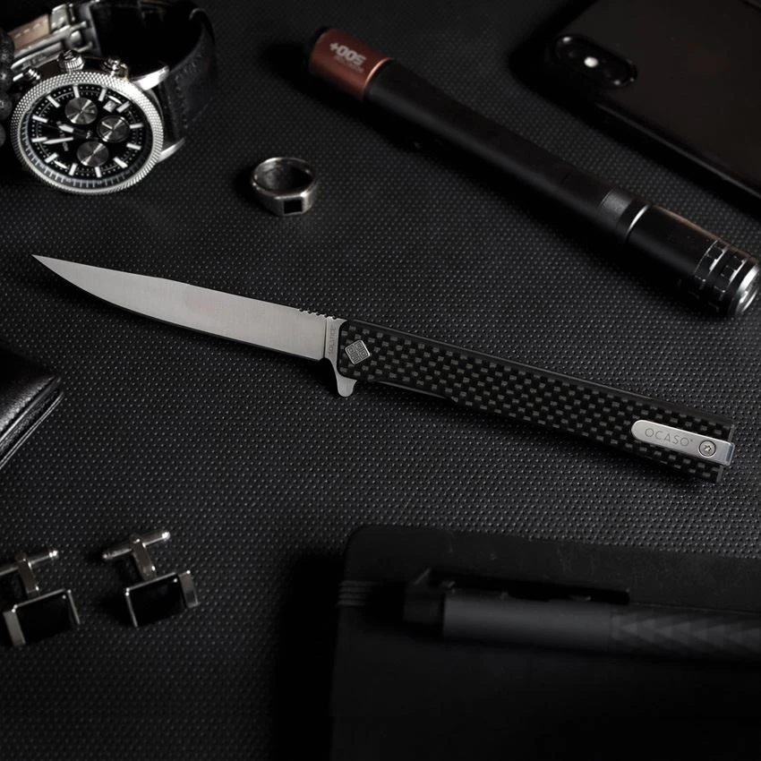 Ocaso 10CFS Solstice Linerlock Satin CF - Image 3