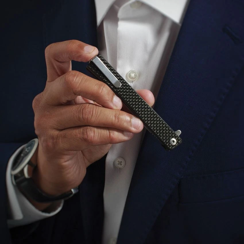 Ocaso 10CFS Solstice Linerlock Satin CF - Image 4