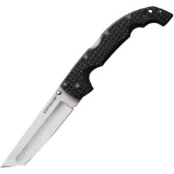 Cold Steel 29AXT XL Voyager Lockback Tanto Blade Knife With Black Griv-Ex Handle