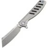Artisan 1815GSGYM Tomahawk Framelock M390 Knife With Gray Titanium Handle