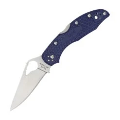 Byrd 04PBL2 Meadowlark 2 Lockback Knife Blue Bi-Directional Texture FRN Handle