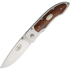 Fallkniven P3GIC Framelock Desert Ironwood Knife With Stainless Handle