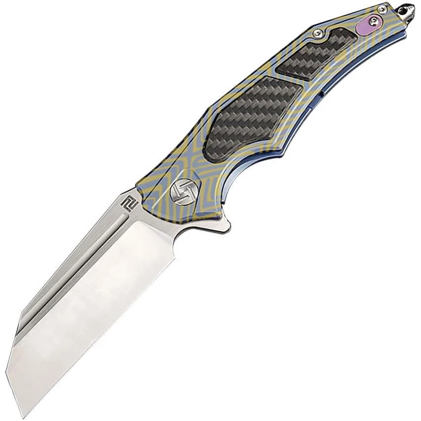 Artisan 1813GBU03 Apache Framelock Knife Blue S35VN