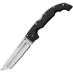 Cold Steel 29AXTS XL Voyager Lockback Tanto With Black Textured Griv-Ex Handle