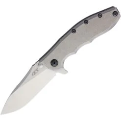 Zero Tolerance 0562TI Hinderer Slicer Framelock Knife With Titanium Handle