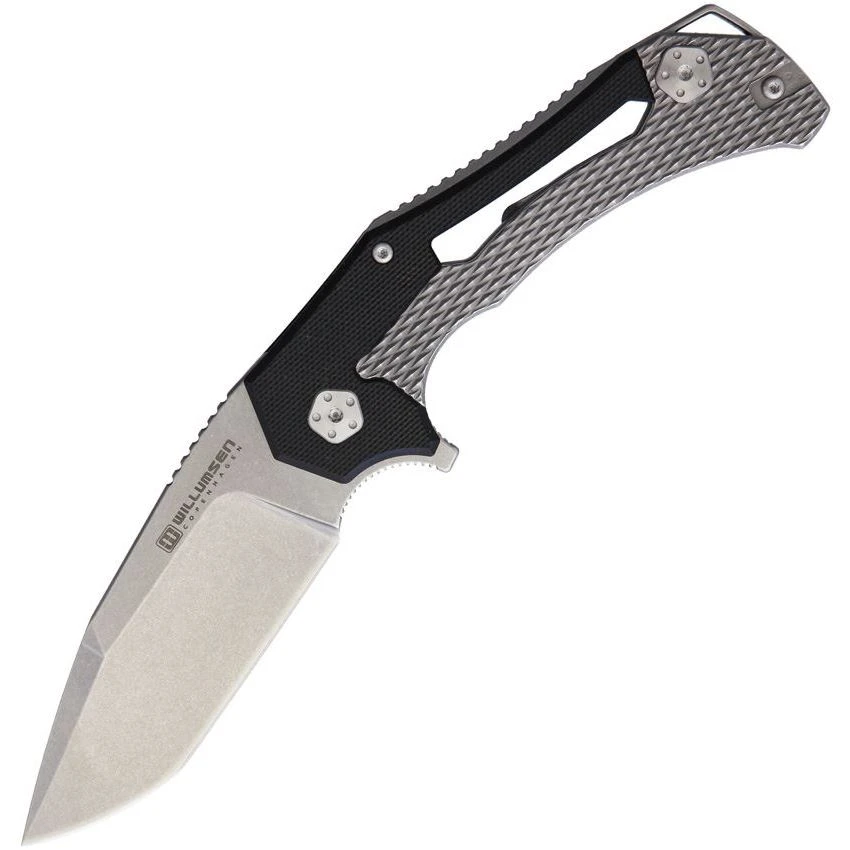 Willumsen Copenhagen 001 Tyran Framelock Knife Black