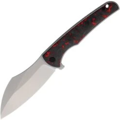 VDK 042 Vice Framelock Knife Black/Red