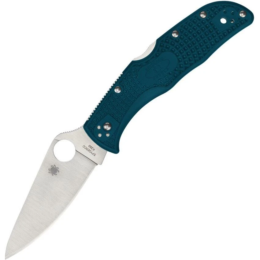 Spyderco 243FPK390 Endela Lockback Knife Blue