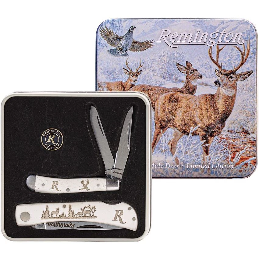 Remington 15685 Mule Deer Tin Set